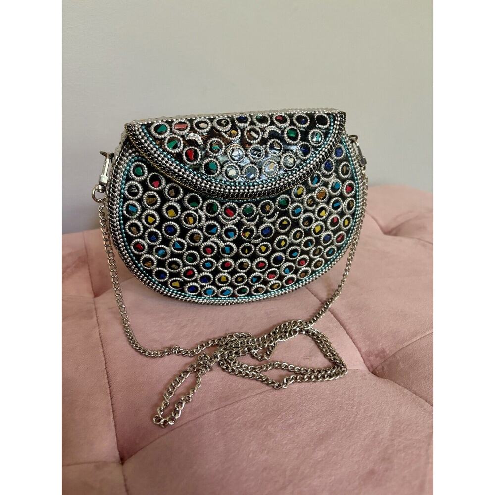 Ramla Handmade in Morocco Mosaic Colorful Bag Purse Crossbody